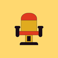 Vector illustration in flat style Movie seat