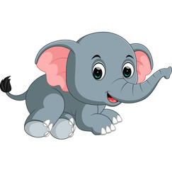 Cute elephant cartoon

