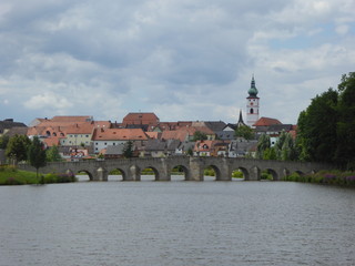 Fototapeta premium Tirschenreuth - Fischhofbrücke