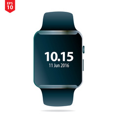 Smartwatch Design Template for Digital Illustration