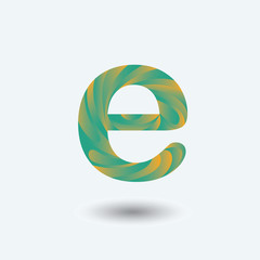 elogo letter typography for brand and company identity