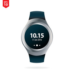 Smartwatch Design Template for Digital Illustration