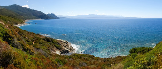 Cap Corse, the beach of Nonza.