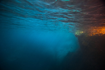 Fototapeta na wymiar Underwater shot of coral reef