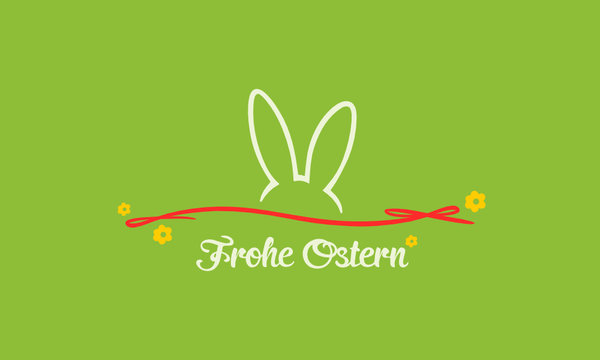Schleifenband Osterhase