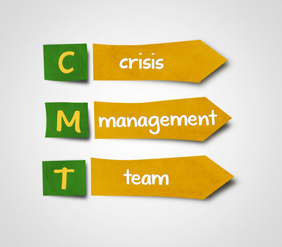 Sticky notes label paper cmt concept