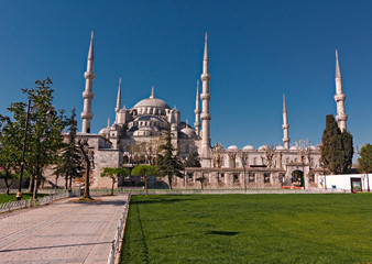 Fototapeta na wymiar Istanbul, the Blue Mosque