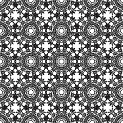 Ornamental Seamless Line Pattern. Endless Texture. Oriental Geometric Ornament