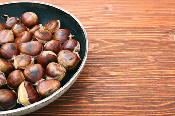 roasted chestnuts cooked