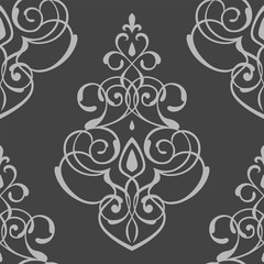seamless pattern damask ornament