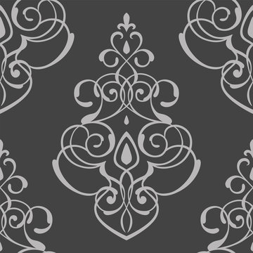 seamless pattern damask ornament