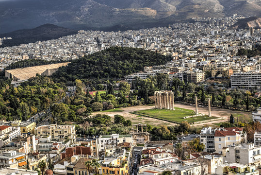 Temple of Zeus in Athens, Greece
