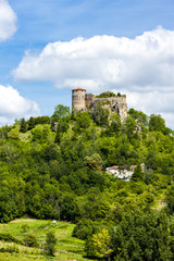 Fototapeta na wymiar Busseol Castle, Puy-de-Dome Department, Auvergne, France
