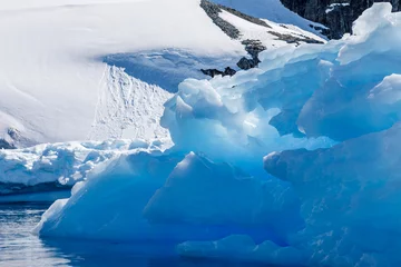 Foto auf Glas Eisberg in der Antarktis © Bloody Orange