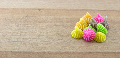 Aalaw or Alua, Thai traditional candy sweet dessert,