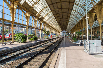 Train station in Nice