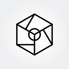 Abstract Hexagonal Symbol