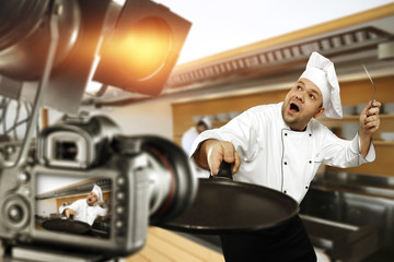 cook chef and camera 