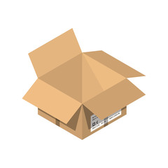 Move service box vector illustration