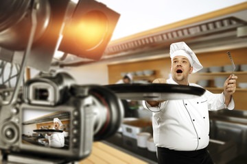 cook chef and camera 