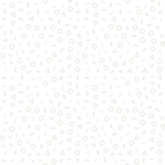 Abstract geometric memphis fashion 70s retro pillow pattern