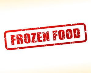 frozen food text buffered