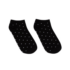 Black socks isolated