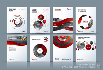 Business vector. Brochure template layout, cover soft design ann