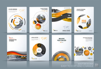 Business vector. Brochure template layout, cover soft design ann