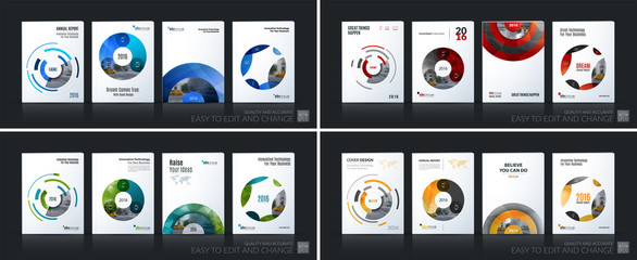 Business vector. Brochure template layout, cover soft design ann