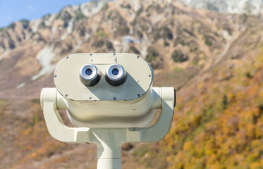 Coin Operated Binocular viewer for tourist