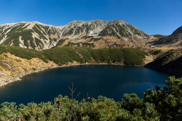 Naklejka na ściany i meble Lake in Tateyama mountain