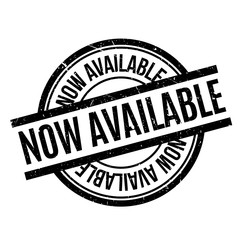 Now Available rubber stamp