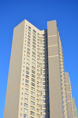 Fototapeta premium Modern residential building in Astana, Kazakhstan