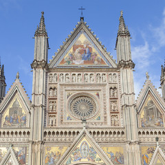 Fototapeta premium orvieto cathedral facade