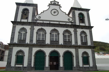 Fototapeta na wymiar Igreja da Cidade da Horta. Açores, Portugal