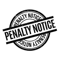 Penalty Notice rubber stamp