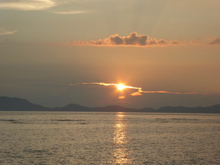 Sonnenuntergang in Thailand