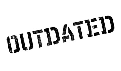 Outdated rubber stamp