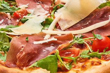 pizza isolated on white