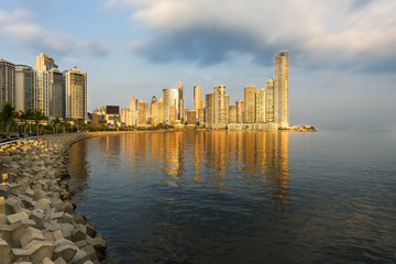 Obraz premium View of the financial district of Panama City, Panama.