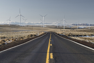 Road to Wind Farm-H Road offset Right
