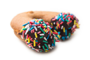 Biscotto al cioccolato e praline