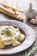 Baked Camembert cheese