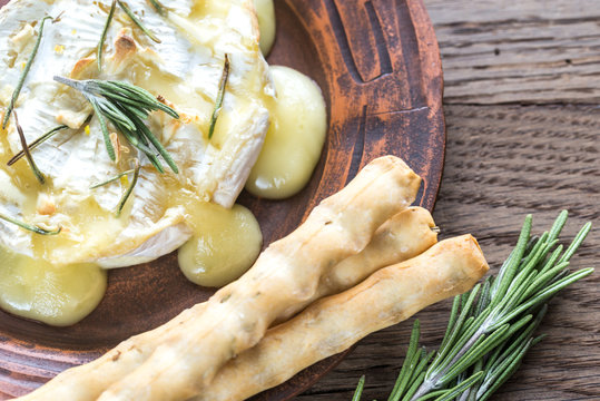 Baked Camembert cheese