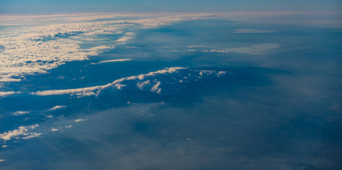 Obraz premium sky and clouds view from airplan