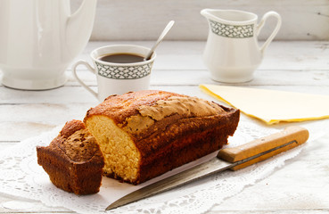 Homemade sponge cake