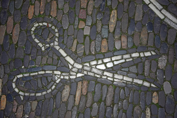 Mosaik in Freiburg