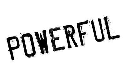 Powerful rubber stamp