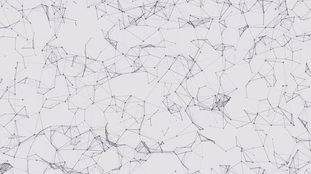 Abstract Wireframe Plexus Loop Background Full HD
